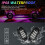 4PCS LED Rock Lights Multicolor Waterproof APP Bluetooth Frequency Adjustable 4