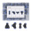 40 Pcs 6mm Pneumatic Fitting Kit - Splitters Elbows Tees & Straight 2