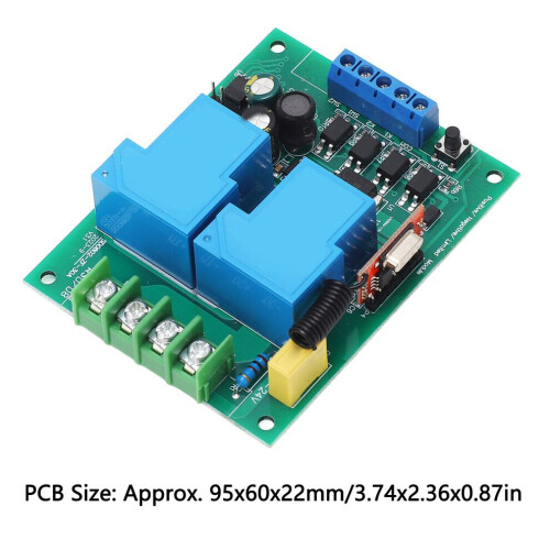 DC Motor Control Board 12-24V with Remote & Limit Switch Functionality 1