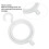 4pcs Foldable ABS Hanging Wig Stand, White, for Display & Storage 4