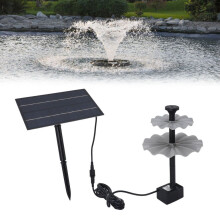 Solar-Wasserpumpen-Set 4W für Teich, Aquarium und Garten mit 150 cm Sprühdüse