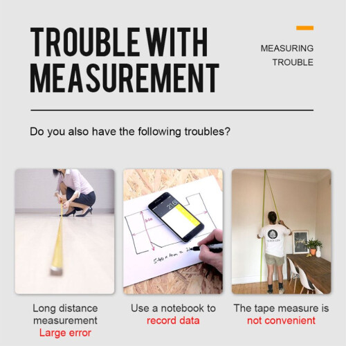 40 meter laser afstandsmeter, draagbaar, digitaal, hoeksensor, model DC40 1