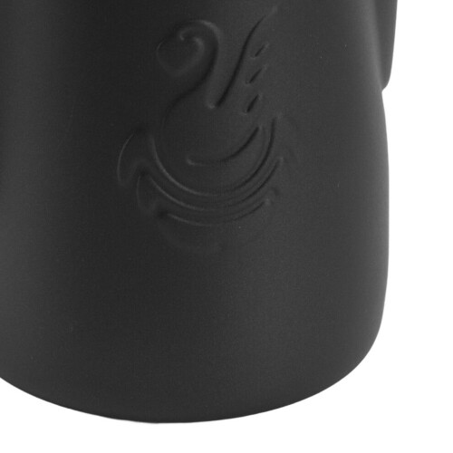 420 ml Kaffeedampfkännchen mit Griff, schwarz, Edelstahl 304 2
