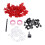 40PCS Red Plastic Steel Automatic Poultry Nipple Waterer with Drill Bit 3