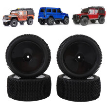 4pcs 1/10 Off Road RC Wheel Tires Nylon Rubber Fit 1/12 RLAARLO
