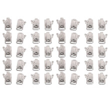 40 Stück klebende bukkale Tuben 0,022 Zoll Roth Metall-Zahnbrackets für die Kieferorthopädie