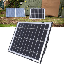 10W solpanel för säkerhetskamera, monokristallin, typ C-bryggad