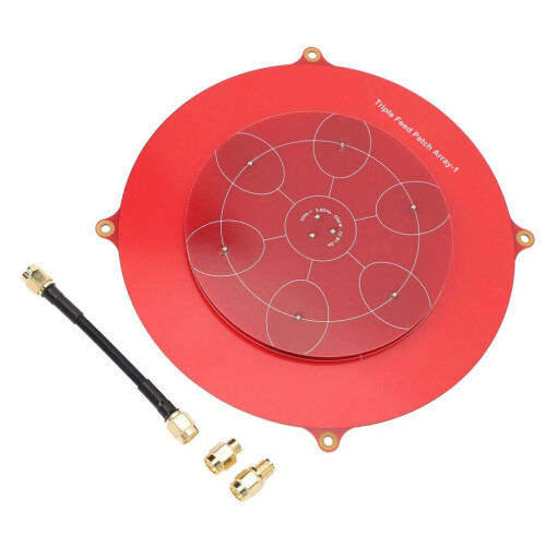 5,8-GHz-Dreifach-Patchantenne – Rote Leiterplatte, 360-Abdeckung
