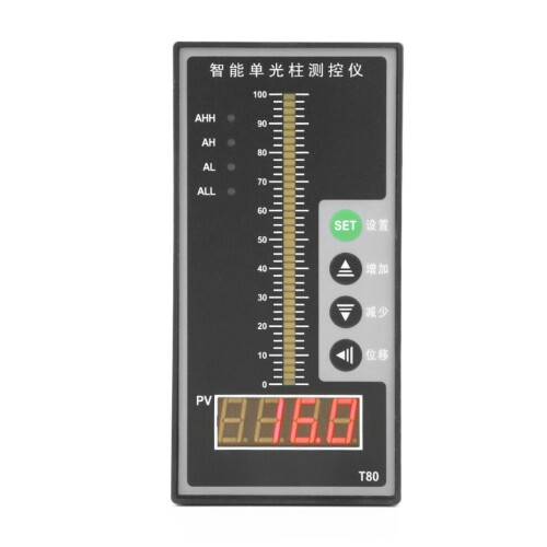 Intelligente 4-20 mA niveausensor met lichtkolomdisplay, model T80