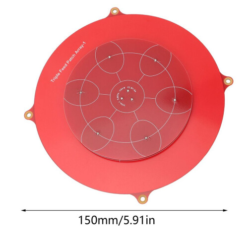 5,8-GHz-Dreifach-Patchantenne – Rote Leiterplatte, 360-Abdeckung 1