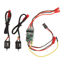 10A Brushed ESC Dual 6-14V für RC-Schiffe und Panzer, 88T Motorsteuerung