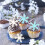 Λεπτά διακοσμητικά για cupcakes με νιφάδες χιονιού, διακόσμηση τούρτας με χειμερινό 7