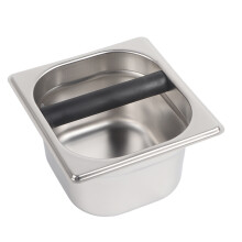 Solução inovadora para resíduos de café, coletor de borra de café durável, coletor de borra de café expresso em aço inoxidável com