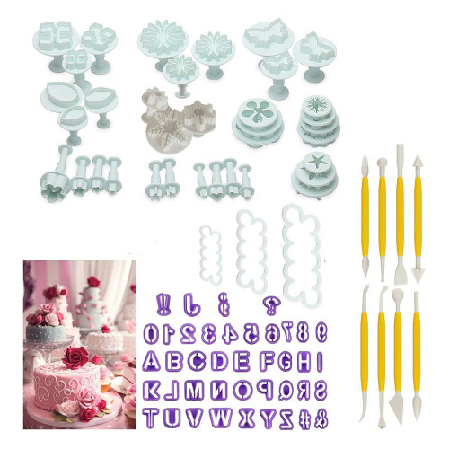 Διακοσμητής κέικ Sugarcraft, εργαλείο ανάγλυφης εκτύπωσης για να προσθέσετε μια 1