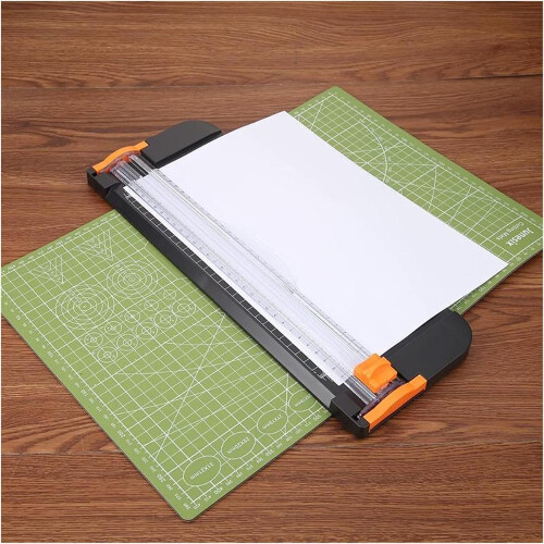 Guillotine Paper Cutter Precision Portable Plastic Scrapbook 2