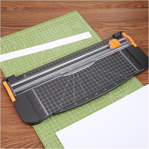 Guillotine Paper Cutter Precision Portable Plastic Scrapbook 1