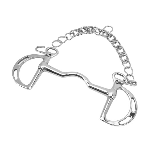 D-Ring-Pferdegebiss, Edelstahl, Pferdemaul, Trense 1