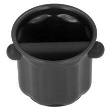 Recipiente para borra de café expresso com barra de impacto removível, base antiderrapante e absorvente de choque. Utensílio de barista durável