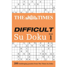 The Times Difficult Su Doku Book 1 by Times Mind Games Paperback Book