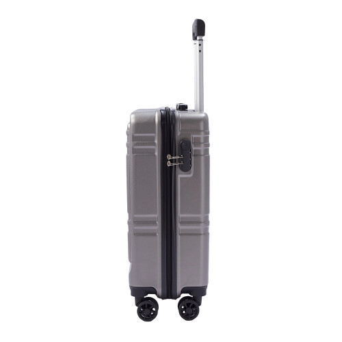 Living And Home 20inch Suitcase with Combination Lock, Dark Grey 2