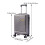 Living And Home 20inch Suitcase with Combination Lock, Dark Grey 6