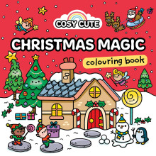 Cosy Cute Christmas Magic Colouring Book by Farshore Paperback Book