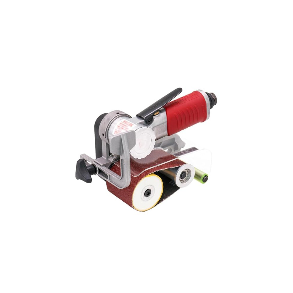 Handheld Pneumatic Belt Sander 7000 Rpm, Adjustable Handle, Low Noise, Wood Metal Aluminum Finishing 9339159570142