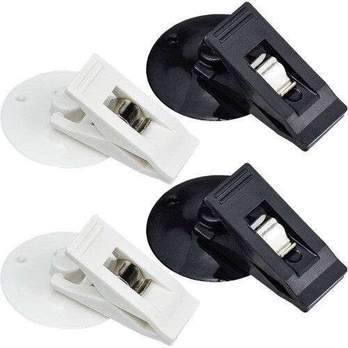 Κλιπ βεντούζας πολλαπλών χρήσεων, υλικά ABS PVC για μακροχρόνια πρόσφυση (2 τεμάχια)