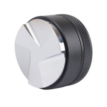 Distributor a pěchovač kávy pro 54mm portafiltry, Vyrovnávač portafiltrů s dvojitou hlavou a nastavitelnou hloubkou, Profesionální