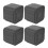 Adjustable Height Bed Risers Premium Rubber Furniture Elevation Blocks Non Slip Stability Support Stackable Riser Pads For Beds Sofas Tables Multi Pur 6