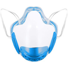 Visiera protettiva ergonomica con tecnologia antipolvere e antiappannamento, visiera trasparente super protettiva per casa, ufficio, magazzino,