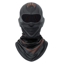 Passamontagna protettivo per la pelle per l'inverno, maschera facciale calda taglia universale con design a nido d'ape antivento, passamontagna