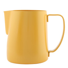 Jarra para Latte Art em Aço Inoxidável, Espumador de Leite, Copo Multiuso para Café, Aparência Elegante, Copo Metálico com Alça Antiderrapante,