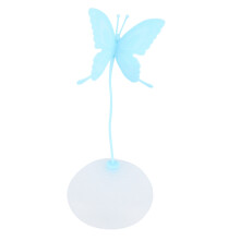 Infusor de chá em formato de borboleta, feito de silicone de qualidade alimentar, reutilizável, ideal para chás de ervas a granel. Fácil de