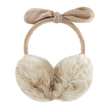 Paraorecchie invernali traspiranti per bambini e donne, fascia leggera in pelliccia sintetica con fodera spessa e calda e confortevole in peluche,