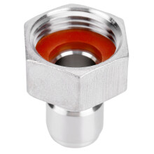 Conector de mangueira de água em latão, adaptador resistente à corrosão que garante vedação estanque com junta de silicone de alta temperatura,