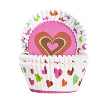 Standard-Backförmchen für Muffinformen, lebensmittelechtes, fettabweisendes Papier, fettabweisende Innenauskleidung, Einweg-Cupcake-Förmchen für