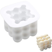 DIY Magic Cube Dekorative Lys Silikone Forme, Genanvendelig Silikone til Lys Håndlavede DIY Projekter, Nem Udformning Fleksible Forme med
