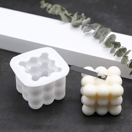 DIY Μαγικοί Κύβοι Διακοσμητικά Κεριά Σιλικόνης, Επαναχρησιμοποιήσιμη Σιλικόνη 1