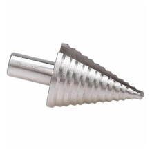 Sturdy 535mm Titanium Coated Step Drill Bits 13 Steps Speed Steel Cone Drill Wood Metal Hole Cutter