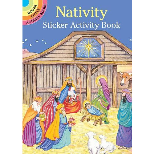 Nativity Sticker Activity Book by Marty Noble Paperback Book