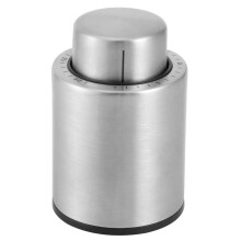 Seladora de garrafas de vinho em aço inoxidável com design elegante, rolha de vinho a vácuo para bombeamento de ar rápido, acessório de