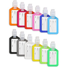El mejor amigo de tu equipaje, accesorios de viaje duraderos, colores vibrantes, tarjeta personalizada, asa ajustable para viajes sin complicaciones.