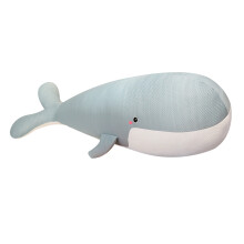 Long Body Pillow For Side Sleepers Comfortable Spine-Blue 50cm