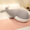 Long Body Pillow For Side Sleepers Comfortable Spine-Blue 50cm 7