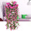 Artificial Hanging Flower for Outdoor Hanging Plant-White 7