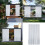 Weather Resistant Window Screen For Gazebo-132 241cm White 2