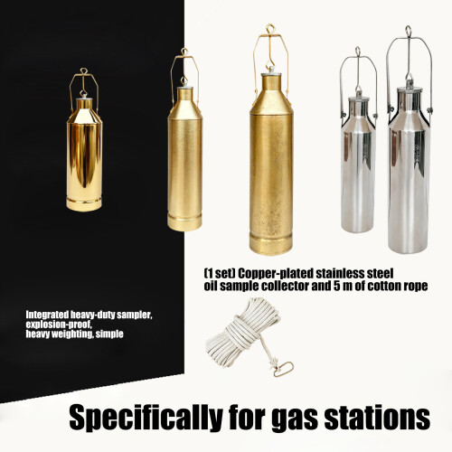 Oil Sampler for Tank Sampling Capturing Sediments-1000ML copper 1