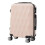 Living And Home 20 Inch Wavy Texture Hard Shell Travel Suitcase, Pink 1