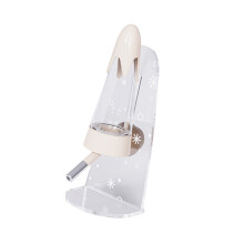 Secure Mounting ChewProof Pet Water Bottle For-Champagne